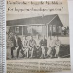 Gualövsbor byggde klubbstugan 1982